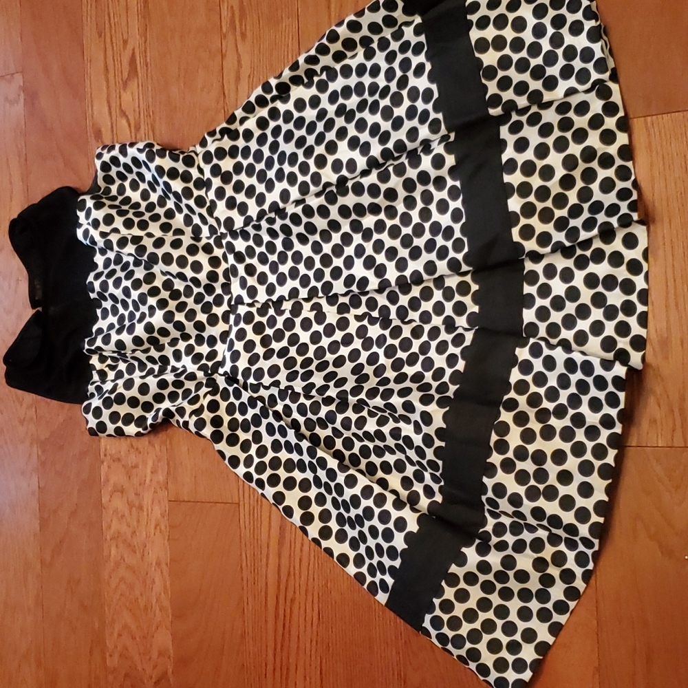 14 Dress Polka-dot black